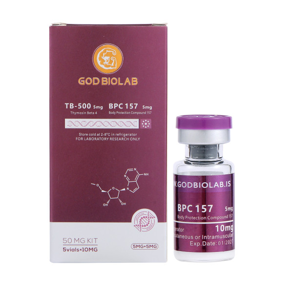 GOD BIOLAB--TB-500 (5mg) / BPC 157 (5mg) Blend 10mg