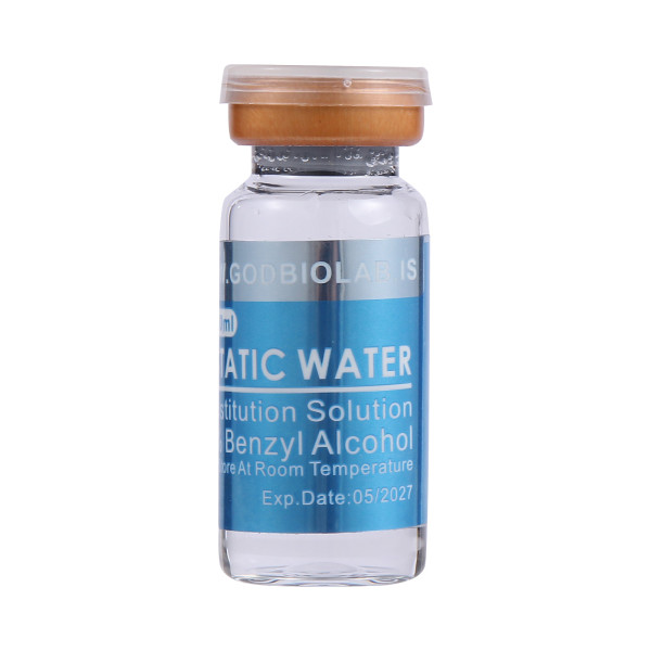 GOD BIOLAB  Bacteriostatic Water 1 pack of 5 vials (10ml* 5 vials)